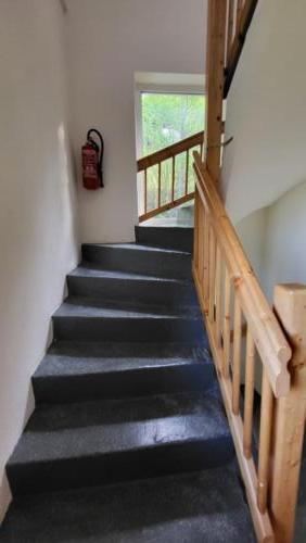 Treppe zum Dachgeschoss